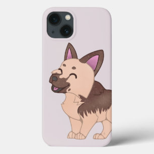 Kawaii German Shepherd Dog iPhone 13 Case