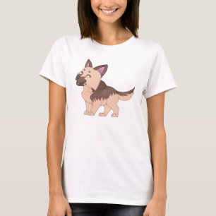Kawaii German Shepherd Dog T-Shirt
