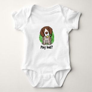 Kawaii German Shorthaired Pointer Baby Creeper