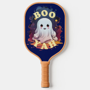 Kawaii Ghost Booyah Pickleball Paddle