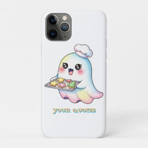 Kawaii Ghost Chef With Christmas Cookies Case-Mate iPhone Case