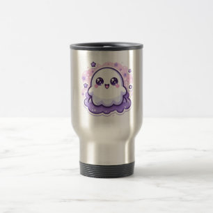 Kawaii Ghost Halloween Mug – Cute Pastel Spirit