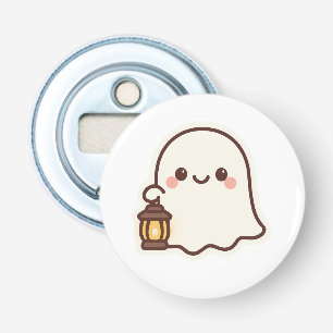Kawaii Ghost with Lantern – Cute Spirit Design Bottle Opener