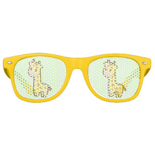 Kawaii Giraffe Retro Sunglasses
