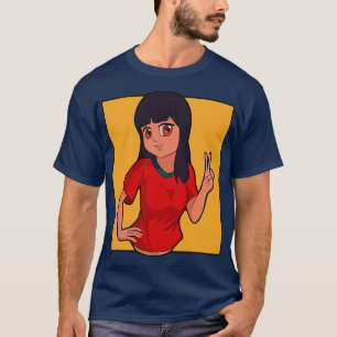 Kawaii Girl Lofi Aesthetic Retro 90s Japanese Wai T-Shirt