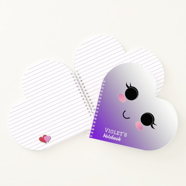 Kawaii Girl Notebook (Inside)