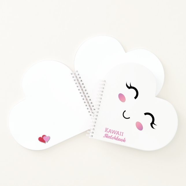 Kawaii Girl Spiral Notebook (Inside)