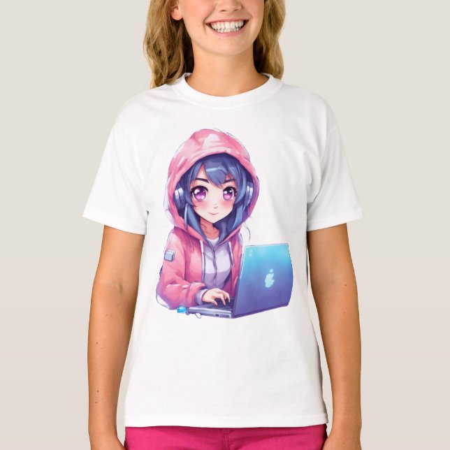 Kawaii Girl T-Shirt (Front)