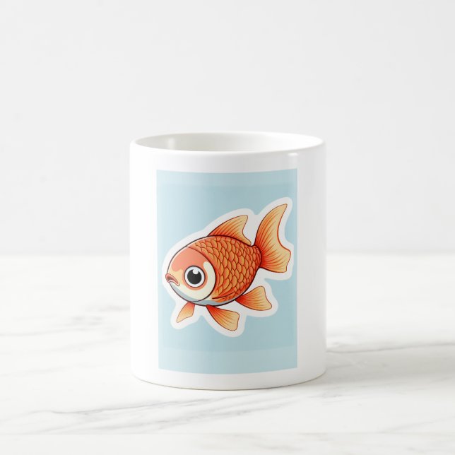 Kawaii Goldfish Coffee Mug (Center)