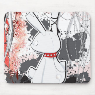 Kawaii goth bunny iPad case Mouse Pad