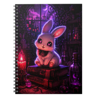 Kawaii Goth Bunny Rabbit Notebook