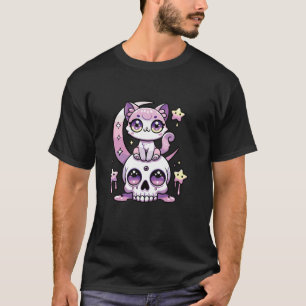 Kawaii Gothic Cat Pastel Gothic Goth Cat T Shirt