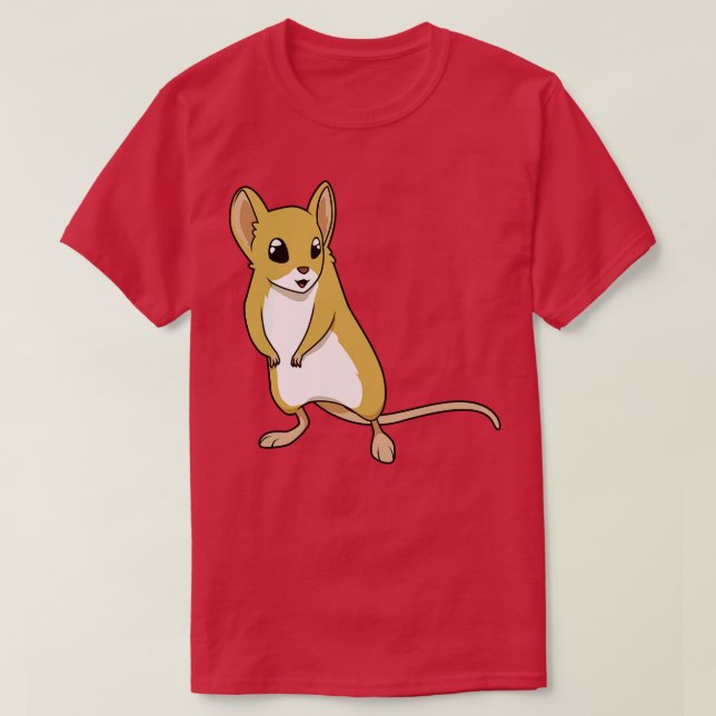 Kawaii grasshopper mouse T-Shirt (Design Front)