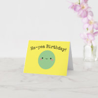 Kawaii Ha-pea Birthday | Card