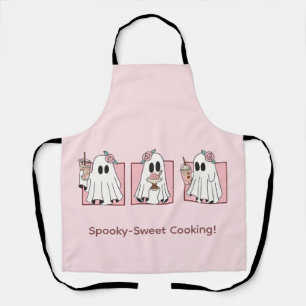 Kawaii Halloween All-Over Print Apron – Cute Pink