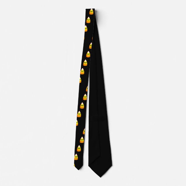 Kawaii Halloween Candy Corn Tie (Back)