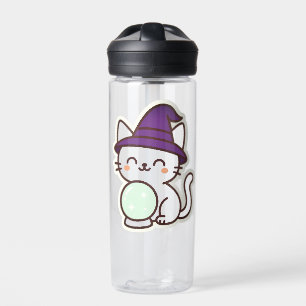 Kawaii Halloween Cat – Magical & Adorable Spooky Water Bottle
