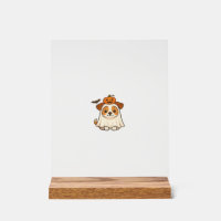 Kawaii Halloween Dog � Pumpkin Ghost Puppy Sticker