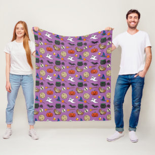 Kawaii Halloween Pack Fleece Blanket