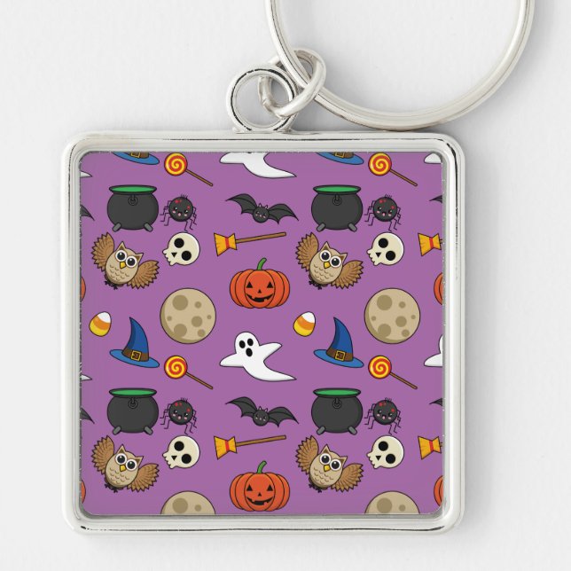 Kawaii Halloween Pack Key Ring (Front)