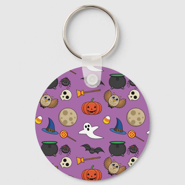 Kawaii Halloween Pack Key Ring (Front)