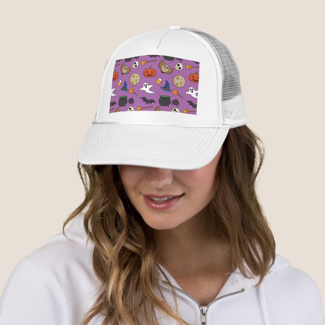 Kawaii Halloween Pack Trucker Hat (In Situ)