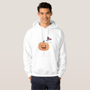 Kawaii Halloween Pumpkin, Ghost & Witch Hat Cute I Hoodie
