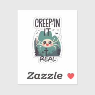 Kawaii Halloween Spider Pun