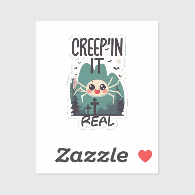 Kawaii Halloween Spider Pun (Sheet)