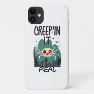 Kawaii Halloween Spider Pun Case-Mate iPhone Case