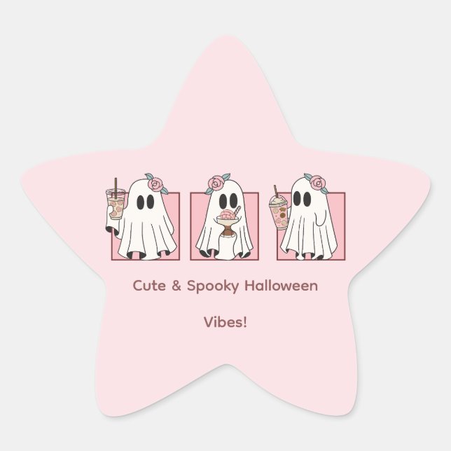 Kawaii Halloween Sticker Set – Cute & Spooky Fun (Front)