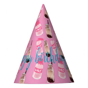 Kawaii happy birthday  party hat
