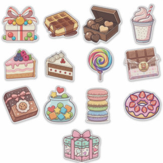 Kawaii Happy Cloud Sticker – Cute Pastel Cartoon W