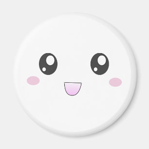 Kawaii happy face magnet