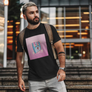 Kawaii Happy Floppy Disc T-Shirt