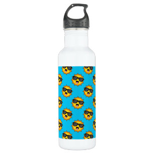 Kawaii Happy Sun with Sunglasses 710 Ml Water Bottle