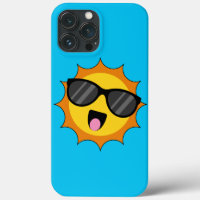 Kawaii Happy Sun with Sunglasses