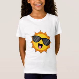 Kawaii Happy Sun with Sunglasses T-Shirt