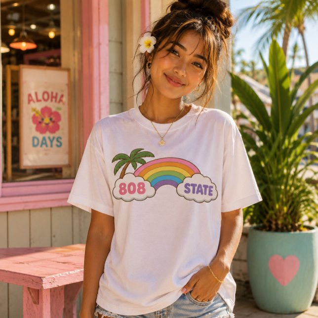 Kawaii Hawaii - 808 State Tri-Blend Shirt (Creator Uploaded)