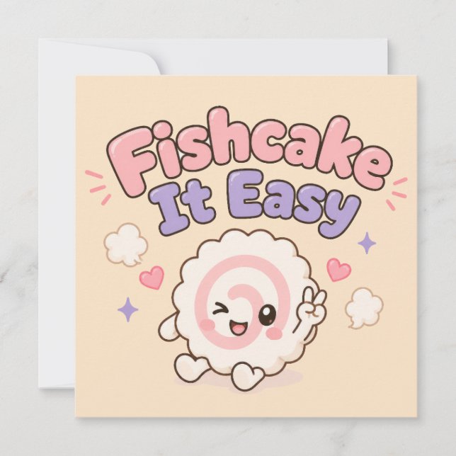 Kawaii Hawaii cute note card (Front)