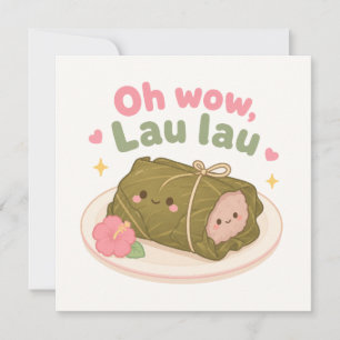 Kawaii Hawaii cute note card