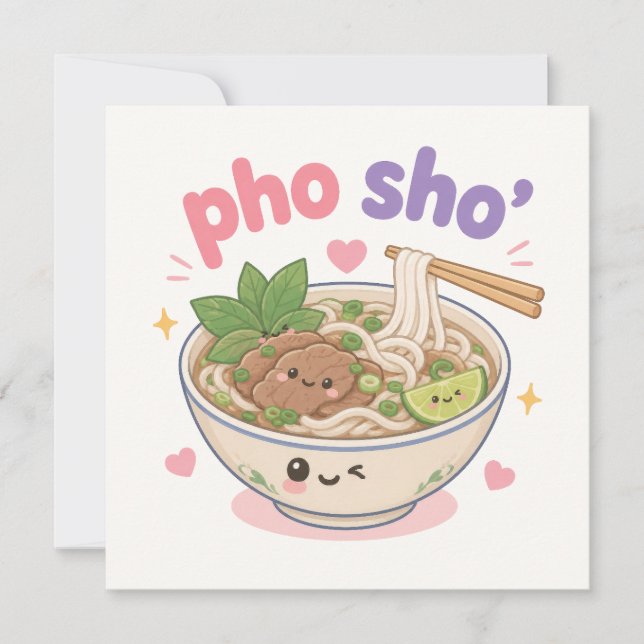 Kawaii Hawaii cute note card (Front)