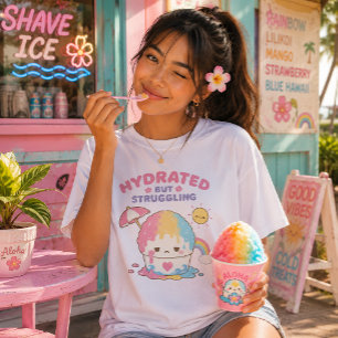 Kawaii Hawaii - Shave ice Tri-Blend Shirt