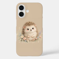 Kawaii Hedgehog Cottagecore Floral Gift