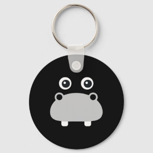 Kawaii Hippo Face Easy Halloween Costume Boys Key Ring