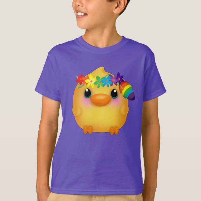Kawaii Hippy Chick T-Shirt (Front)