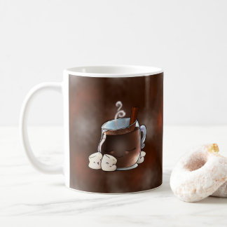 Kawaii Hot Chocolate and Marshmallows Coffee Mug