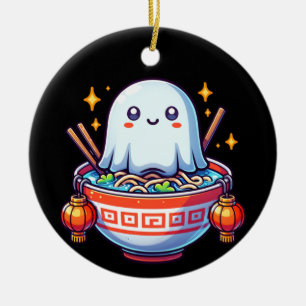 Kawaii Hungry Ghost Festival Ceramic Tree Decoration