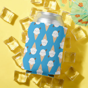 Kawaii Ice Cream Cones Can Cooler