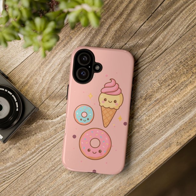Kawaii Ice Cream & Doughnut Phone case |  (Creator Uploaded)